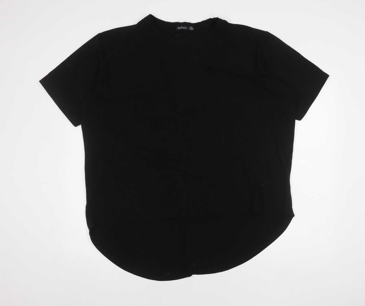Boohoo Women's Black T-Shirt Plus Size 22