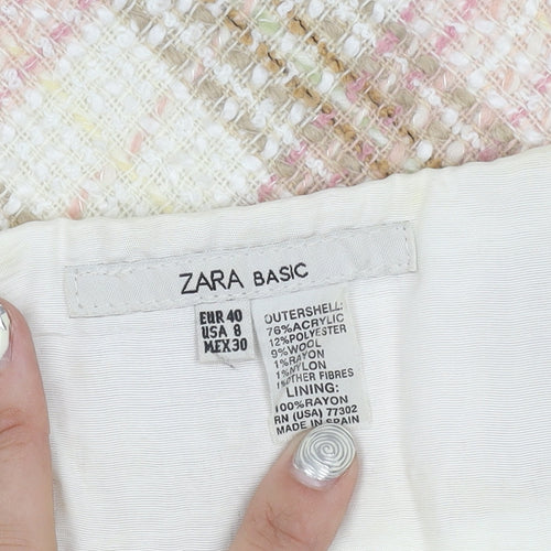 Zara Women's Multicoloured A-Line Skirt, Size 12