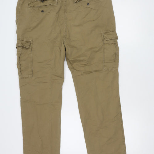 Marks and Spencer Men's Brown Cargo Trousers M