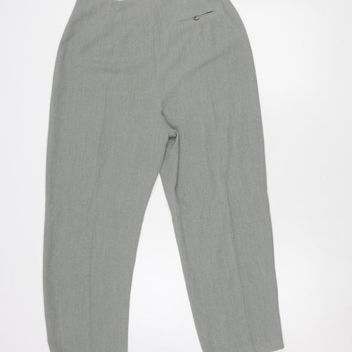 Berketex Women's Grey Straight Trousers Size 10 Petites