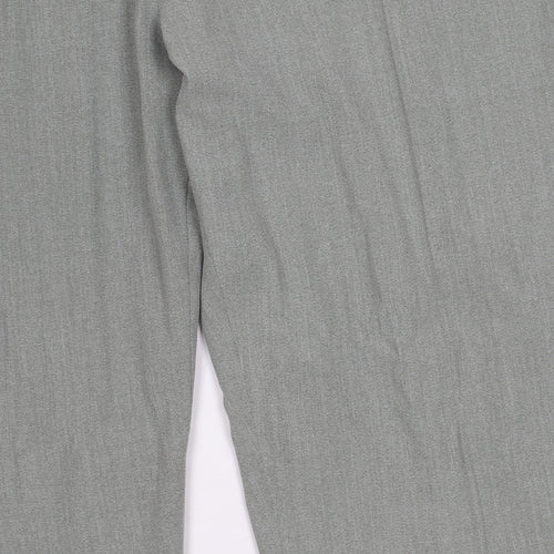 Berketex Women's Grey Straight Trousers Size 10 Petites
