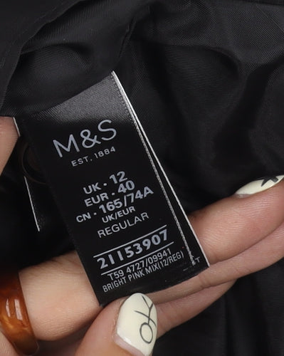 Marks and Spencer Women's Multicoloured Plaid Skirt Size 12