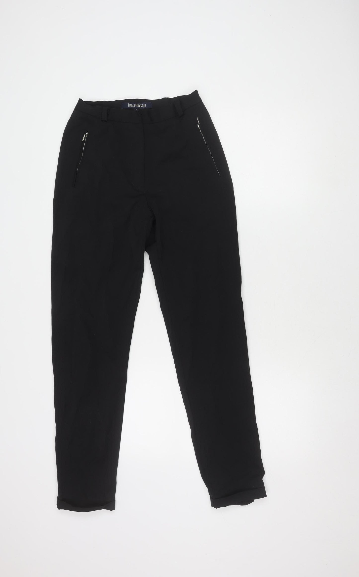 French Connection Women's Black Ankle Trousers Size 8