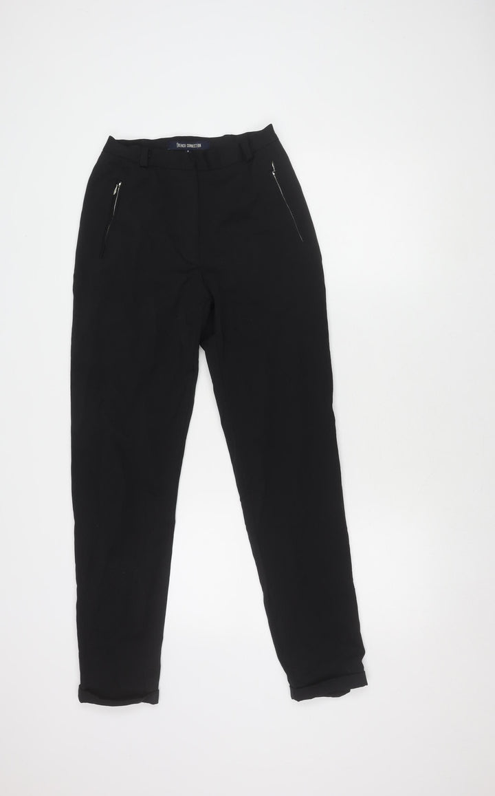 French Connection Women's Black Ankle Trousers Size 8