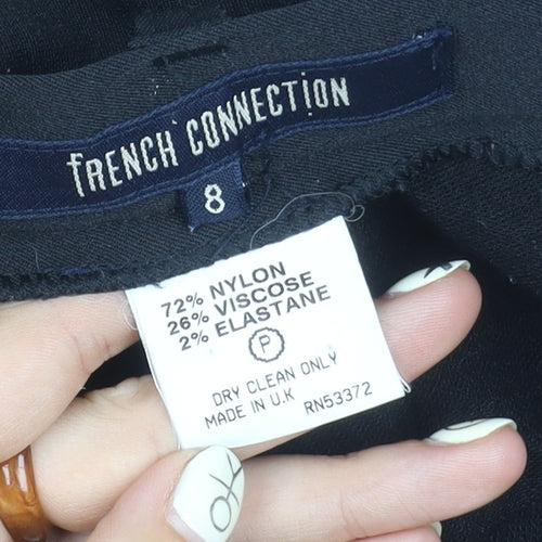 French Connection Women's Black Ankle Trousers Size 8