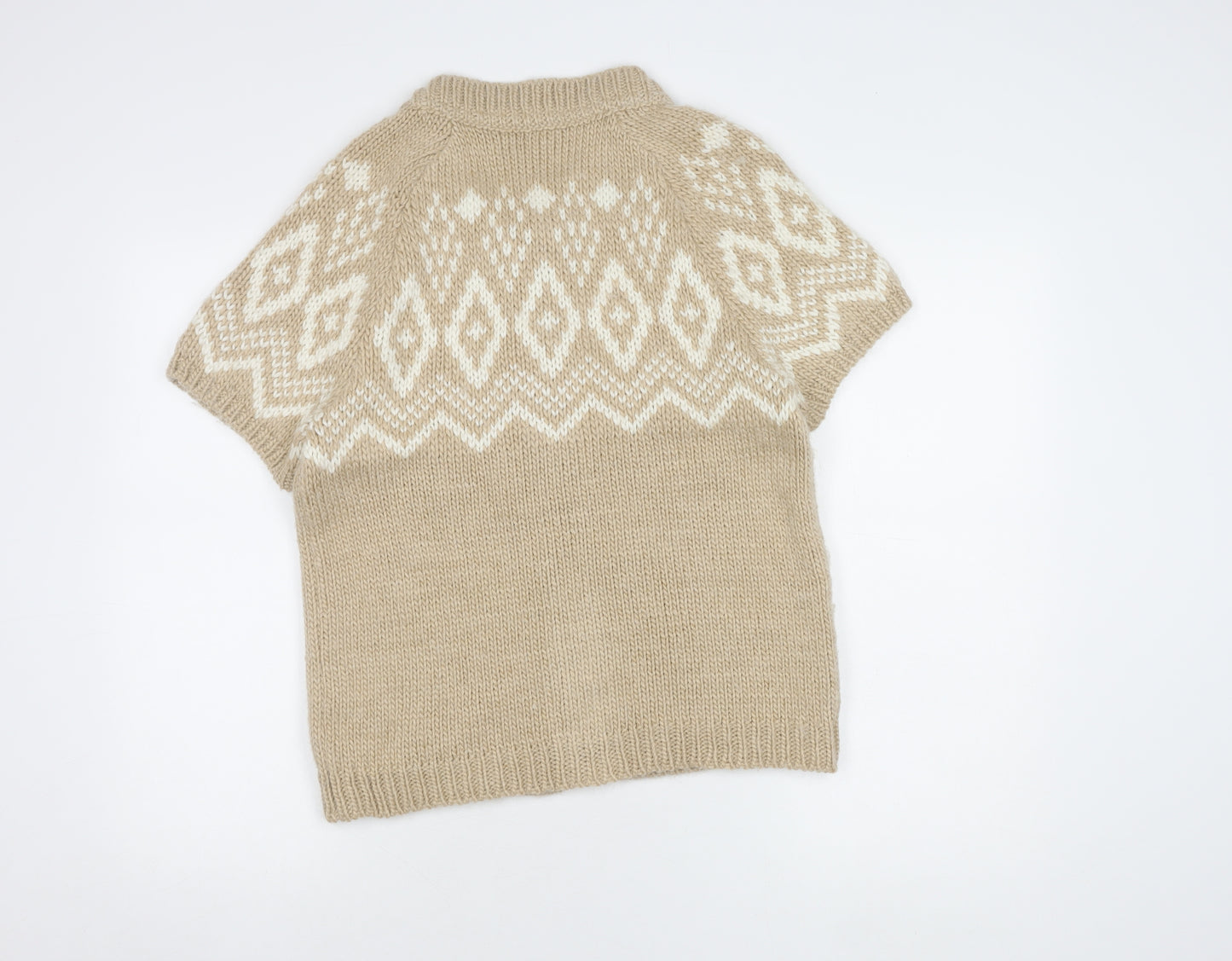Esprit Women's Beige Cardigan L Short Sleeve
