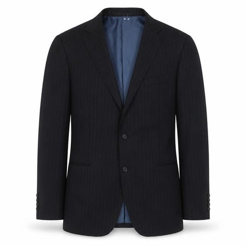 Marks & Spencer Men's Grey Striped Blazer, M