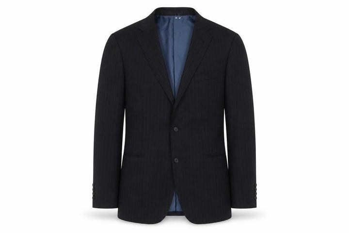 Marks & Spencer Men's Grey Striped Blazer, M