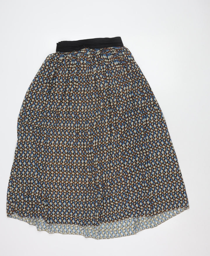 Modissima Women's Multicoloured Pleated Skirt M