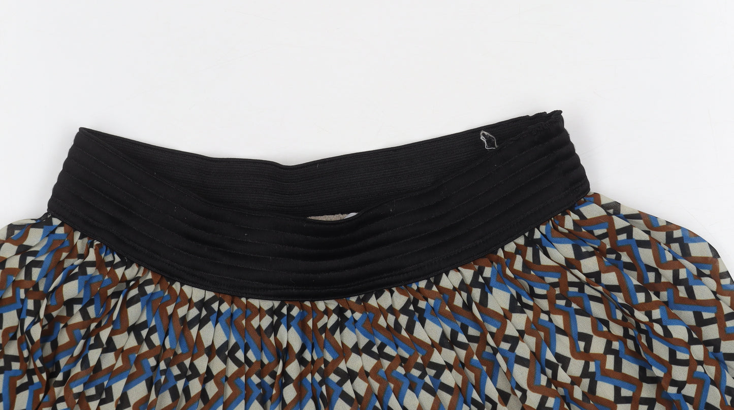 Modissima Women's Multicoloured Pleated Skirt M