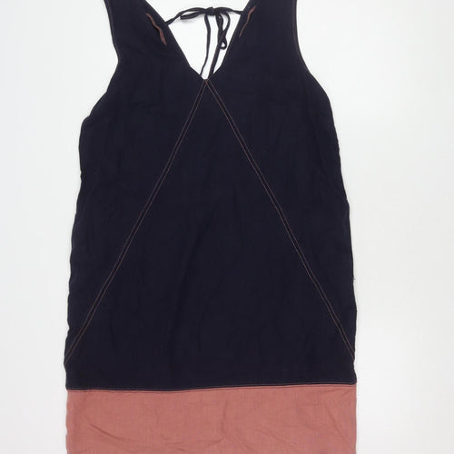 Next Women's Pink Colourblock Tie Dress