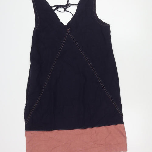 Next Women's Pink Colourblock Tie Dress