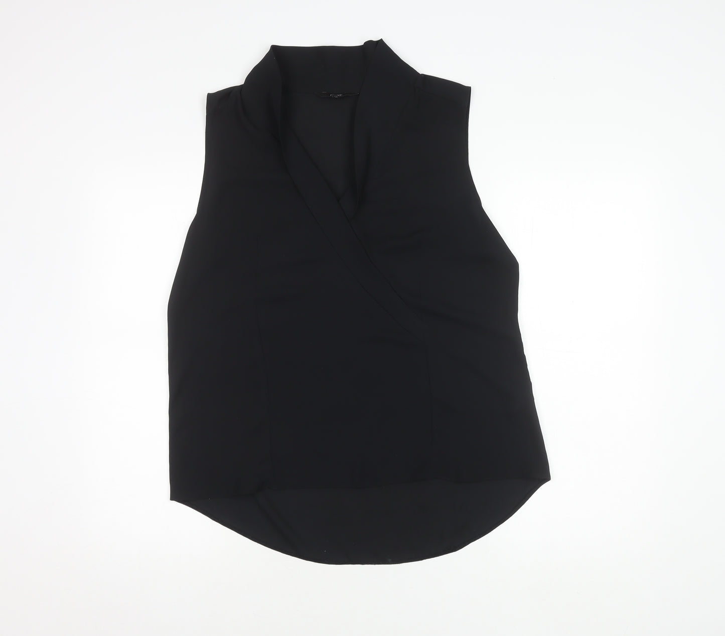 Next Women's Black V-Neck Sleeveless Top Size 16