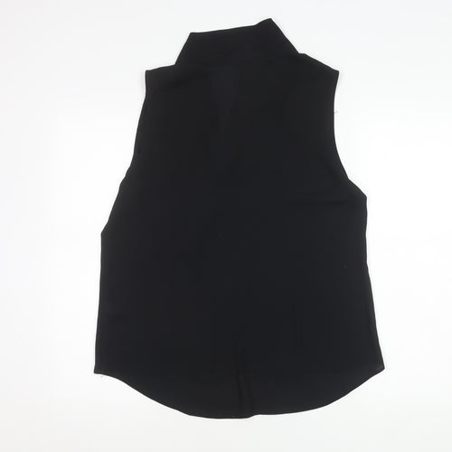 Next Women's Black V-Neck Sleeveless Top Size 16