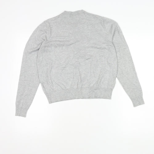 Marks and Spencer Women's Grey Cardigan, Size 14, Long Sleeve
