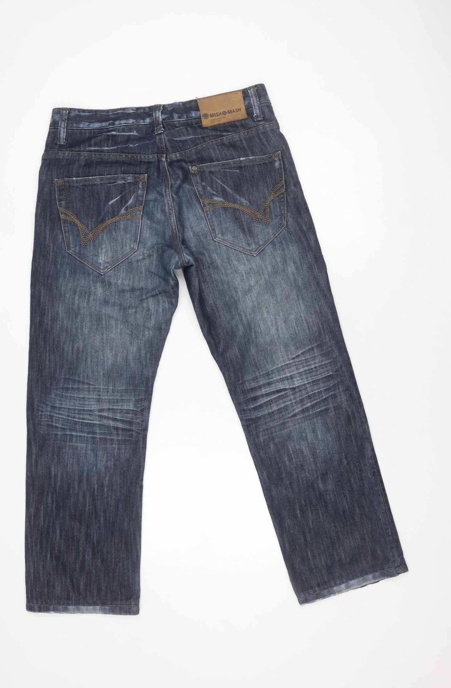 Mish Mash Men's Blue Jeans Size 32 Regular Fit Denim