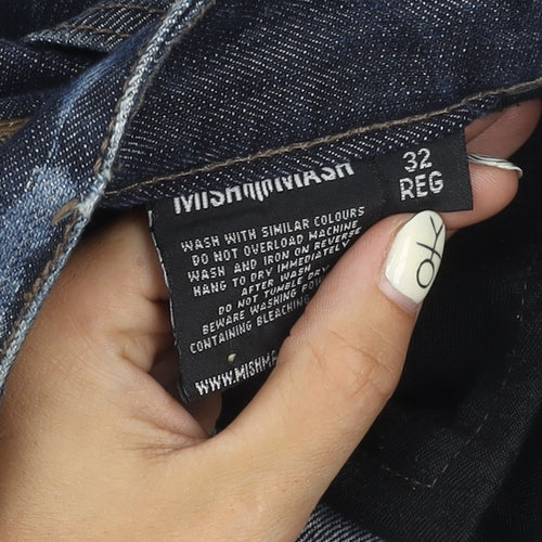 Mish Mash Men's Blue Jeans Size 32 Regular Fit Denim