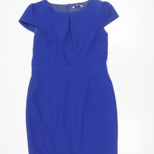 New Look Women's Blue Shift Dress Size 14