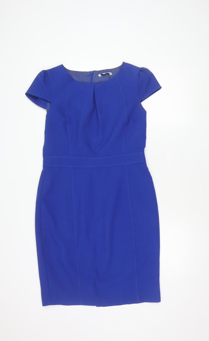 New Look Women's Blue Shift Dress Size 14