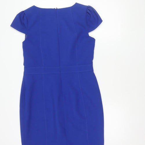 New Look Women's Blue Shift Dress Size 14