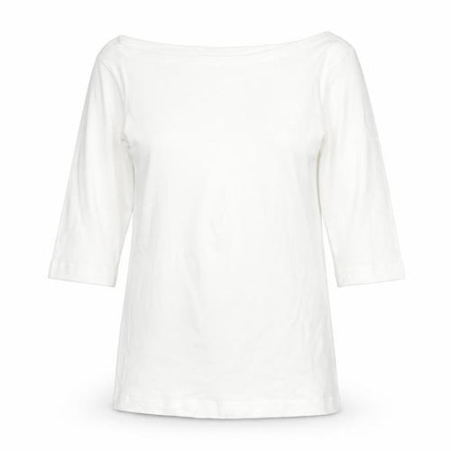 GAP Women's White 2XS 3/4 Sleeve T-Shirt Cotton