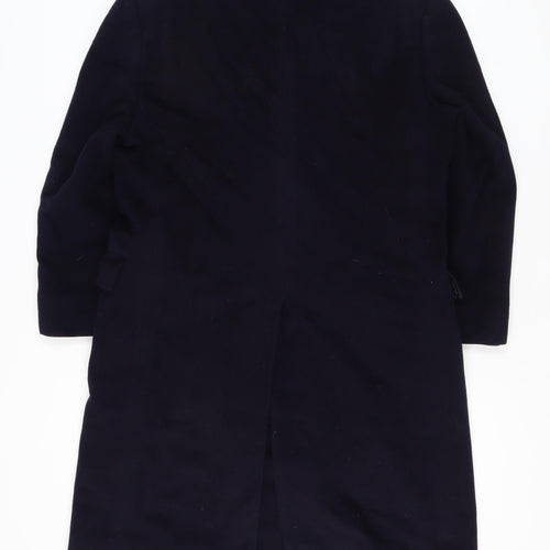 Gieves & Hawkes Men's Blue Cashmere Overcoat