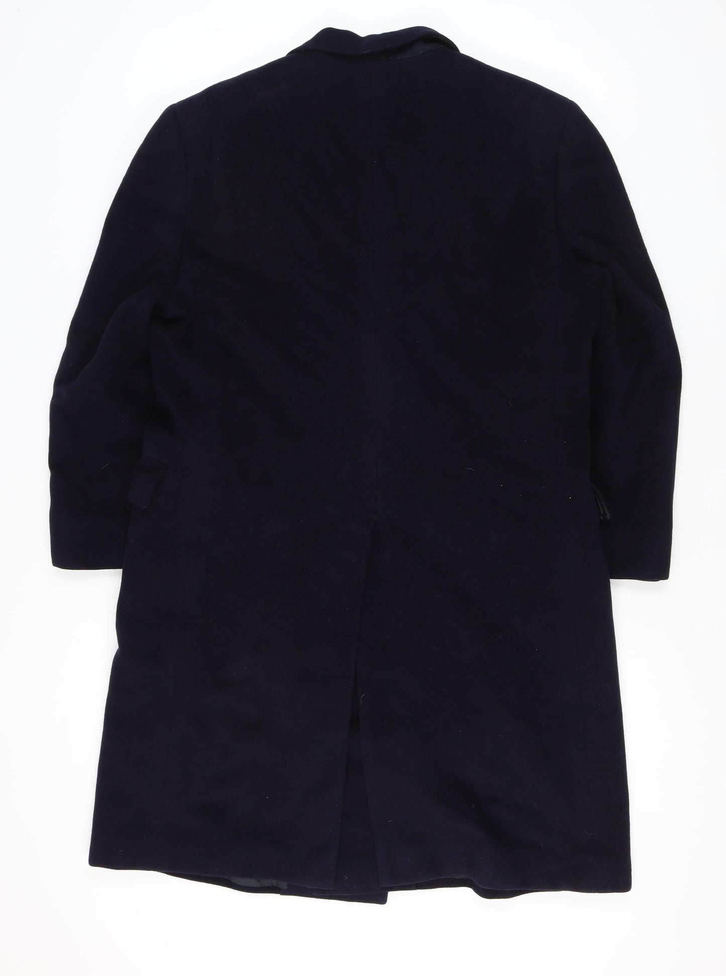 Gieves & Hawkes Men's Blue Cashmere Overcoat