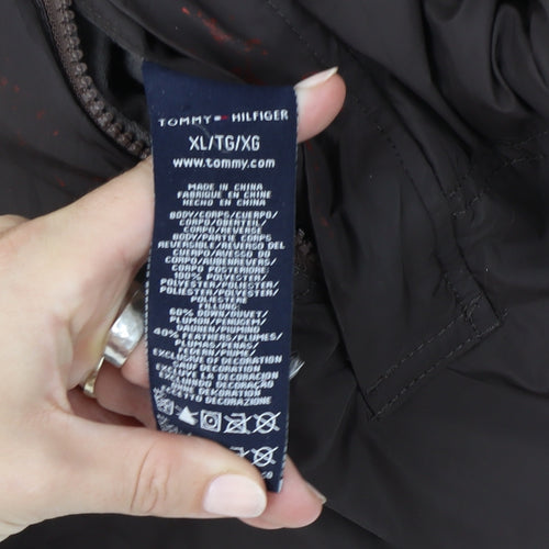 Tommy Hilfiger Reversible Men’s Beige XL Puffer Jacket