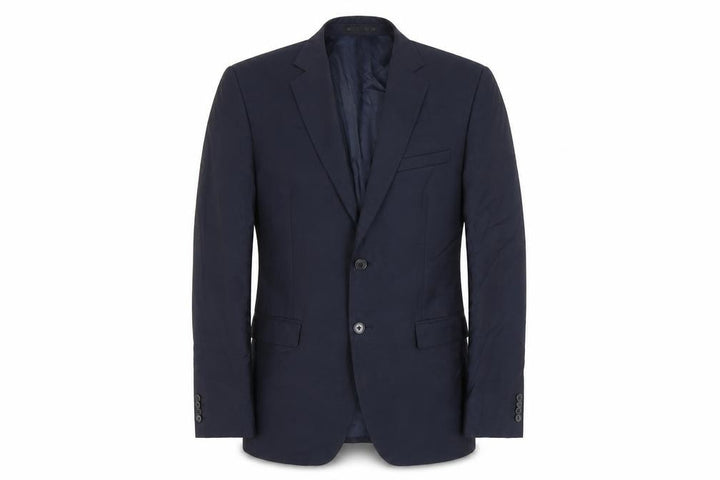 DKNY Men's Blue Blazer 38 Regular Fit Wool Jacket