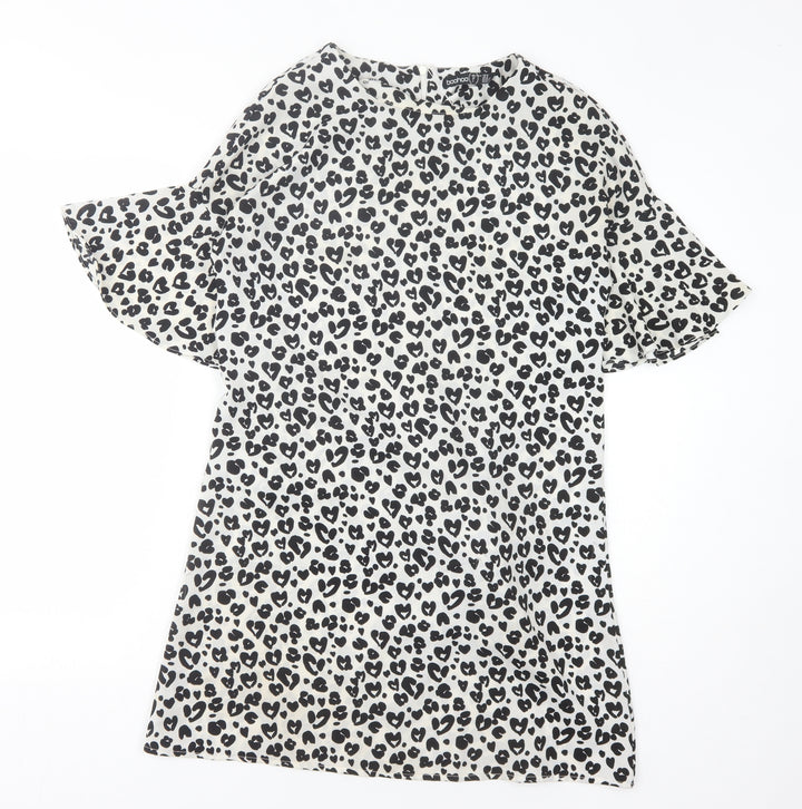 Boohoo Women's Size 8 Multicoloured Dress