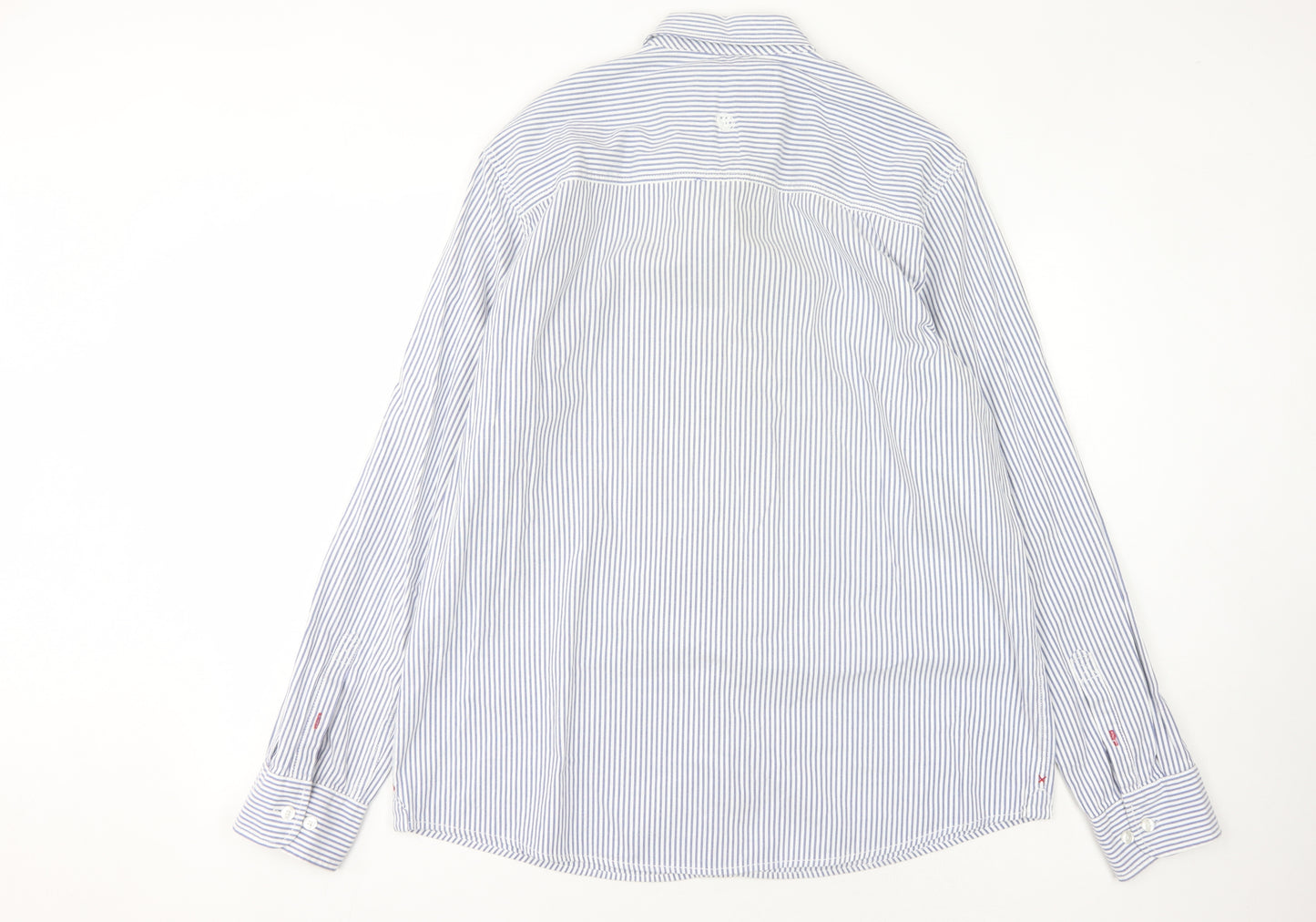 Fat Face Men's XL Blue Striped Casual Shirt