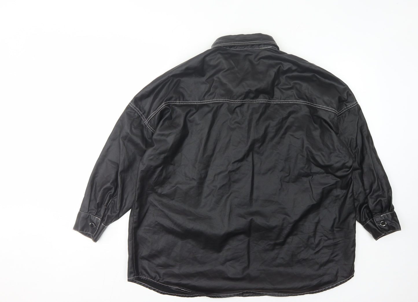 PrettyLittleThing Women's Black Size 8 Casual Jacket