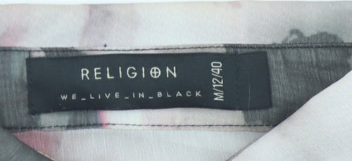 Religion Women's Multicoloured Tunic Blouse Size 12
