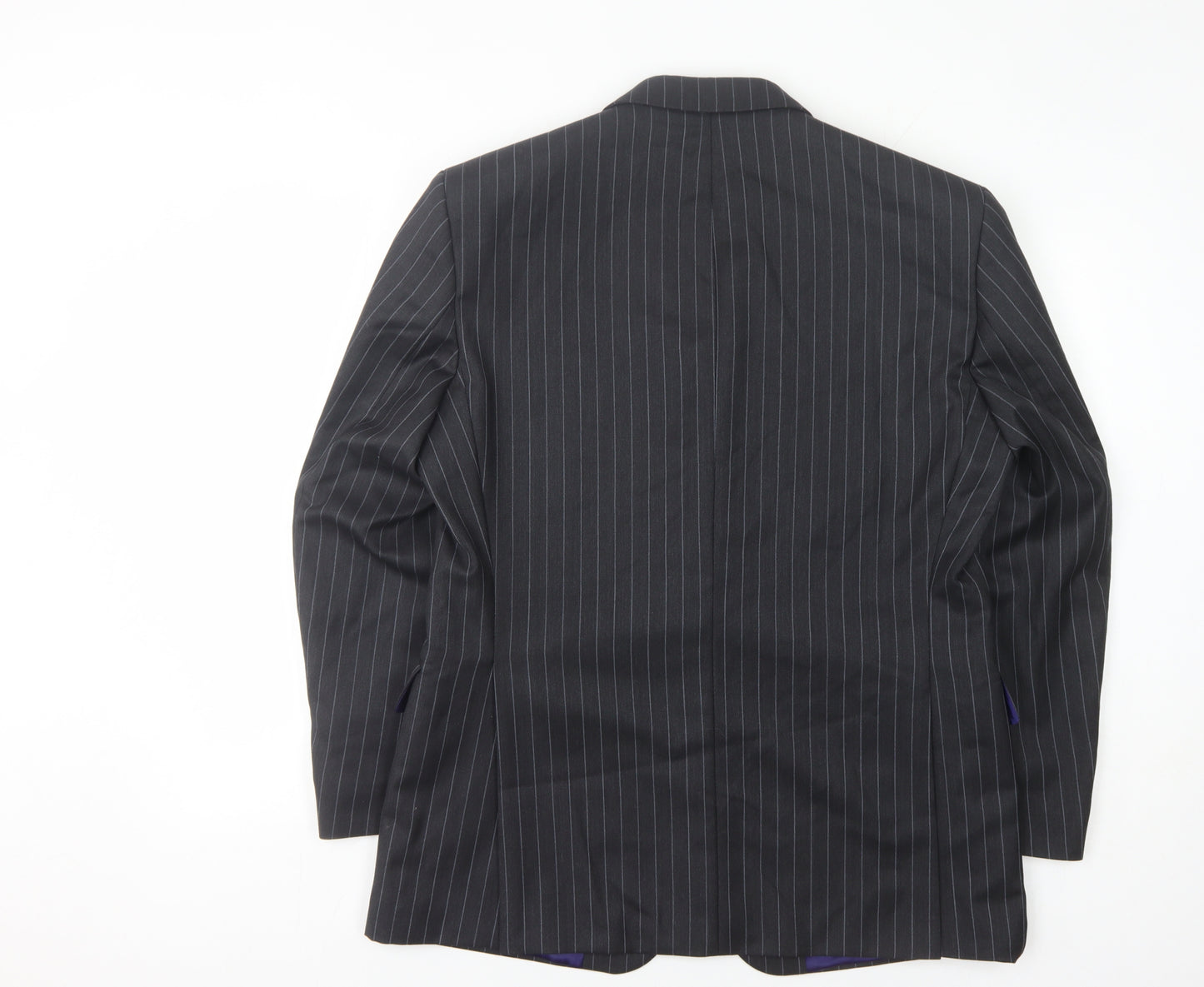 Berwin & Berwin Men's Grey Pinstripe Blazer, Size 40S