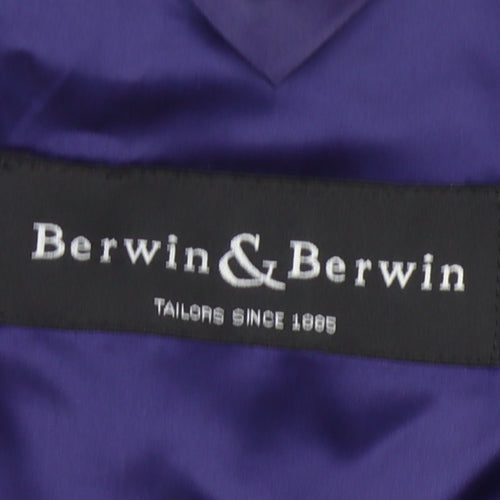 Berwin & Berwin Men's Grey Pinstripe Blazer, Size 40S
