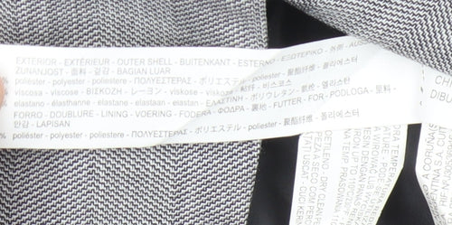 Zara Basic Women's Grey Blazer, Size 6, Business Casual
