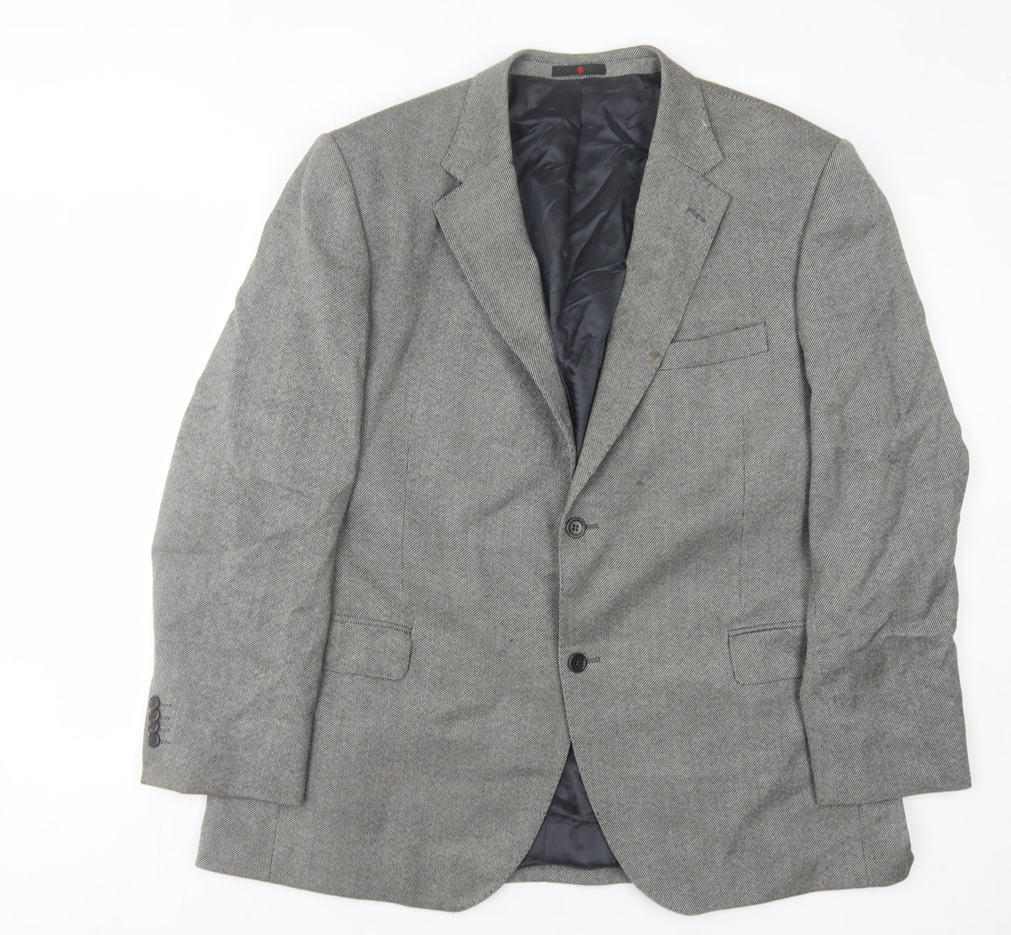 Enrico Silvanni Grey Wool Blazer UK 50R Men's Jacket