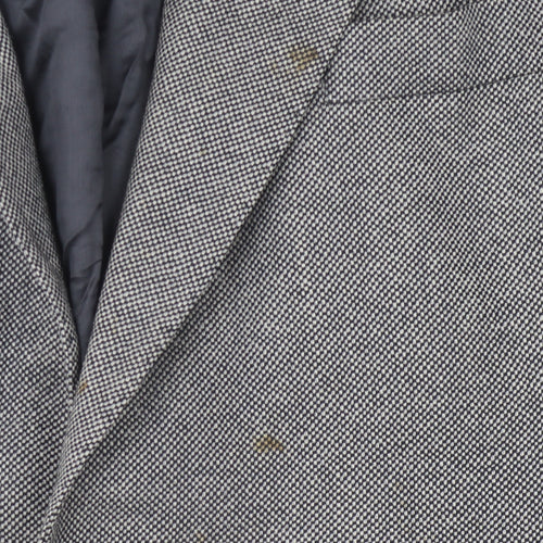 Enrico Silvanni Grey Wool Blazer UK 50R Men's Jacket