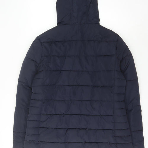 Dorothy Perkins Women's Blue Puffer Jacket Size 14