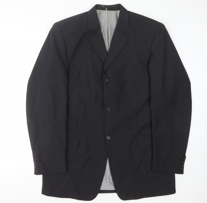 Kartel Men's Black Blazer Jacket Formal 44XL
