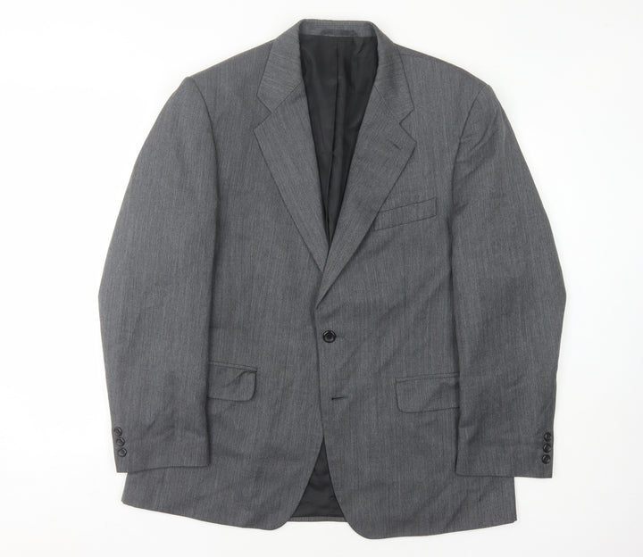 Burton Menswear Grey Pinstripe Blazer, Mens 42R Formal