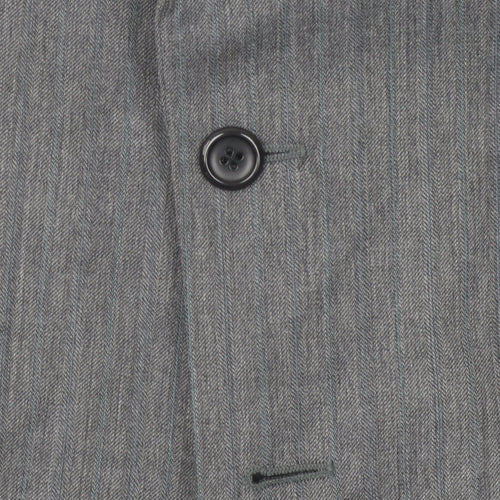 Burton Menswear Grey Pinstripe Blazer, Mens 42R Formal