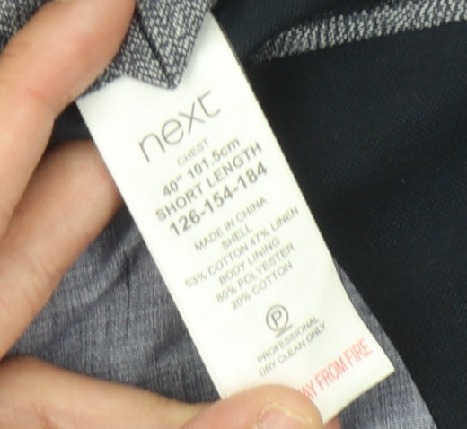 Next Men's Blue Blazer, 40S