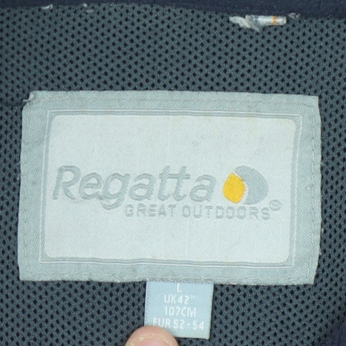Regatta Men's Blue Fleece Jacket Size L Outdoor