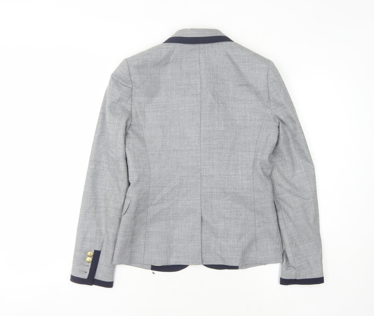 J. Crew Women's Grey Blazer Size 2 Workwear Classic