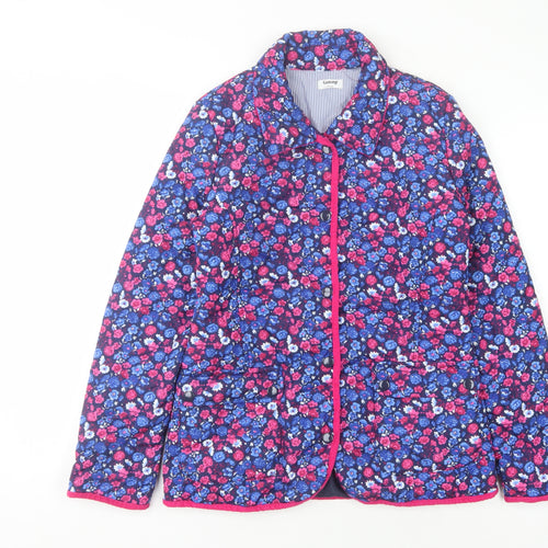 Tammy Girls Floral Quilted Jacket Multicoloured Size 16