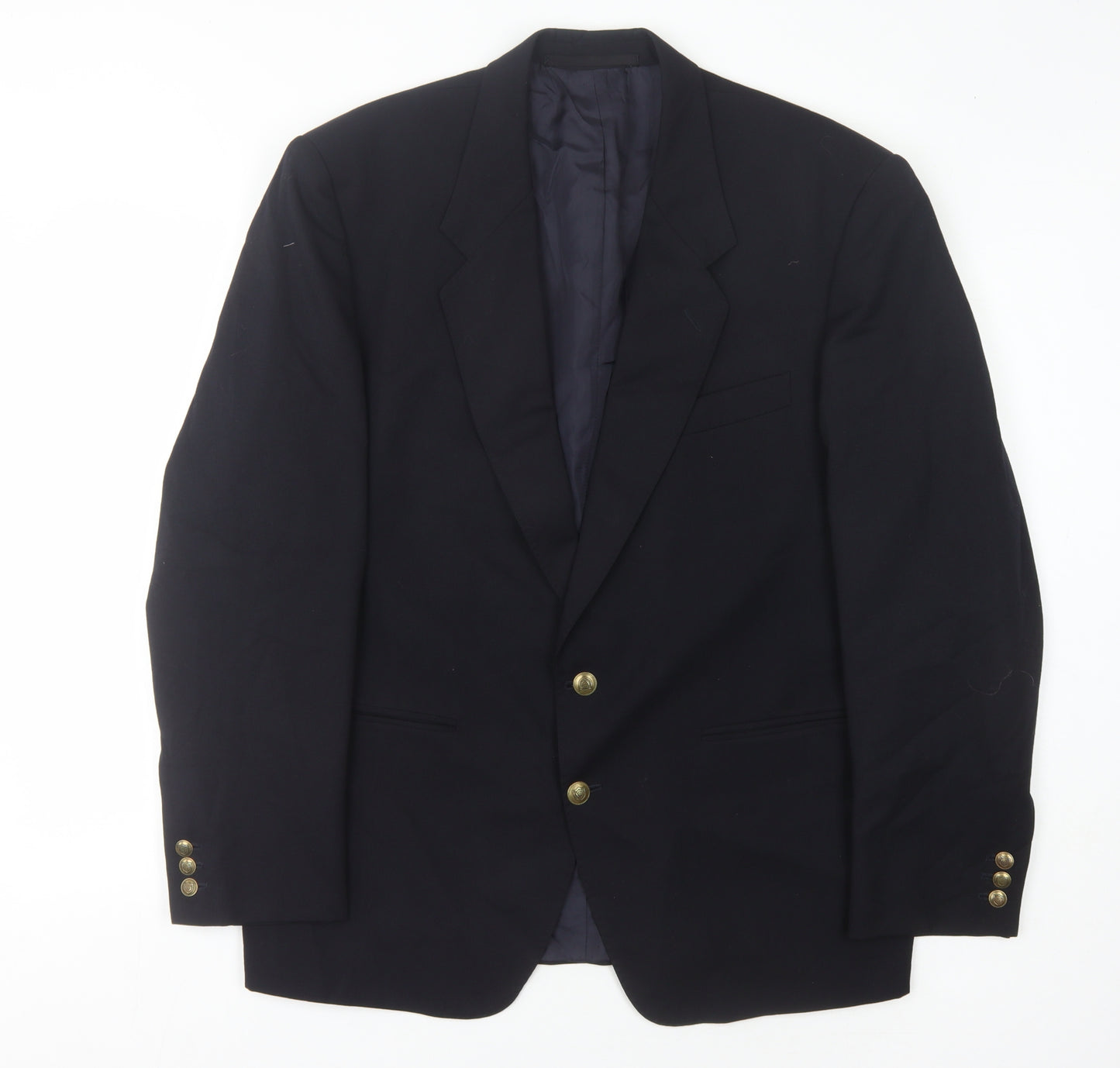 Hornes Men's Black Blazer 40R Classic Formal Jacket