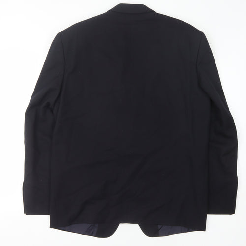 Hornes Men's Black Blazer 40R Classic Formal Jacket