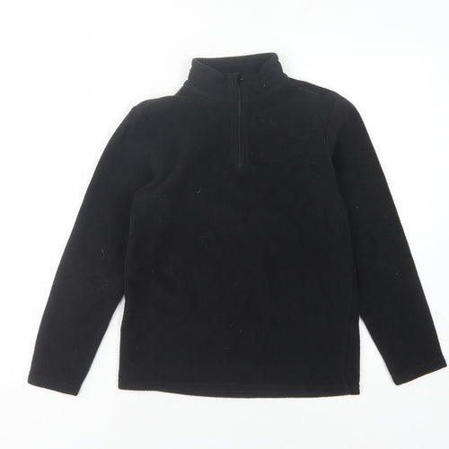 Decathlon Boys Black Fleece Sweatshirt - 10 Years