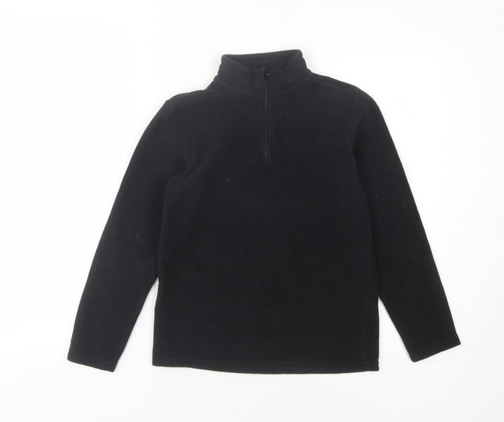 Decathlon Boys Black Fleece Sweatshirt - 10 Years